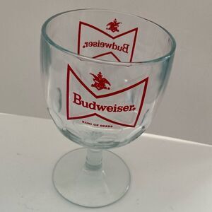 Vintage Budweiser Beer Goblet